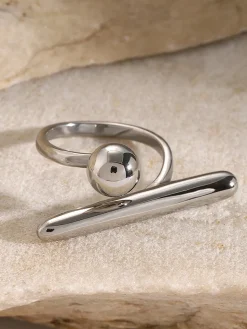 COMMENSE Irregular Minimalist Open Ring* Rings & Bracelets|Accessories