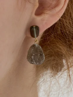COMMENSE Irregular Natural Stone Earrings* Earrings|Accessories