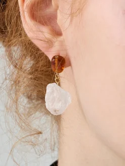 COMMENSE Irregular Natural Stone Earrings* Earrings|Accessories