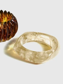 COMMENSE Irregular Wide Edge Acrylic Bracelet* Rings & Bracelets|Accessories