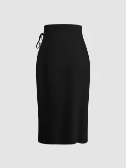 COMMENSE Isla Ivory Midi Skirt* Skirts|Bottoms