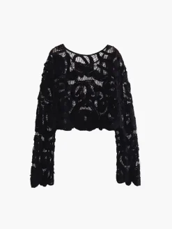 COMMENSE Island Mood Crochet Cover Up Top* Sweater Tops|Sweaters & Cardigans