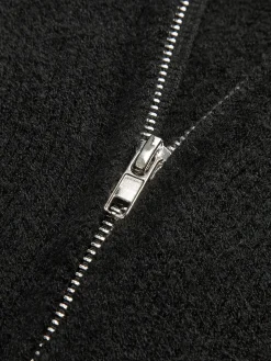 COMMENSE Jacquard Zipper Lapel Sweater* Sweater Tops|Sweaters & Cardigans