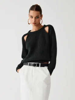 COMMENSE Keep Me Close Cutout Sweater* Sweater Tops|Sweaters & Cardigans