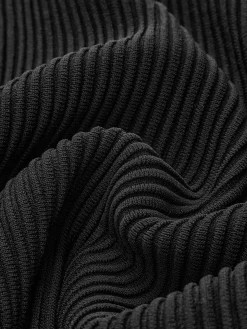 COMMENSE Knit Pleated Semi-sheer Maxi Skirt* Skirts|Knitwear