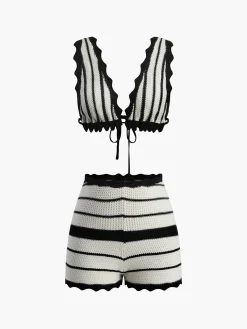 COMMENSE Knitted Backless Sweater Co-ords* Sweater Tops|Sweaters & Cardigans