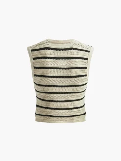 COMMENSE Knitted V-Neck Tank Top* Tank Tops & Camis|Knitwear