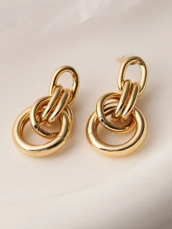 COMMENSE Knot Chunky Hoop Earrings* Accessories
