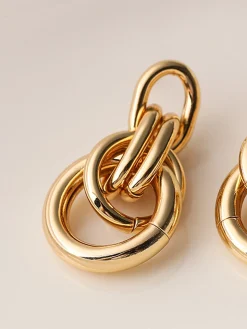 COMMENSE Knot Chunky Hoop Earrings* Accessories