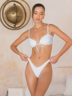 COMMENSE Knotted Adjustable Strap Bikini Set* Swimwear|Tops