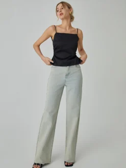 COMMENSE Knotted Backless Tank Top* Tank Tops & Camis|Tops