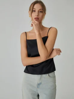 COMMENSE Knotted Backless Tank Top* Tank Tops & Camis|Tops