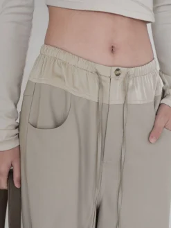 COMMENSE Knotted Wide Leg Pants* Wide Leg|Pants