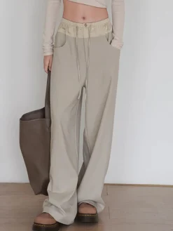 COMMENSE Knotted Wide Leg Pants* Wide Leg|Pants