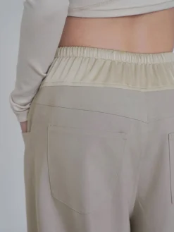 COMMENSE Knotted Wide Leg Pants* Wide Leg|Pants