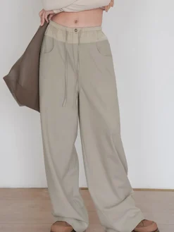 COMMENSE Knotted Wide Leg Pants* Wide Leg|Pants