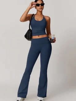 COMMENSE Lace Up Active Pants Set* Activewear