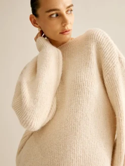 COMMENSE Lace Up Backless Oversize Sweater* Sweater Tops|Sweaters & Cardigans