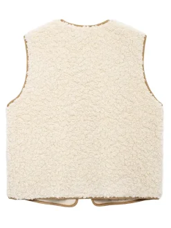 COMMENSE Lace Up Fleece Vest* Outerwear|Vests