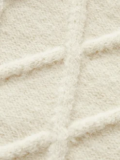 COMMENSE Lantern Sleeve Cinched Waist Twist Sweater* Knitwear|Tops