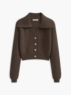 COMMENSE Lapel Button Short Cardigan* Cardigans|Sweaters & Cardigans