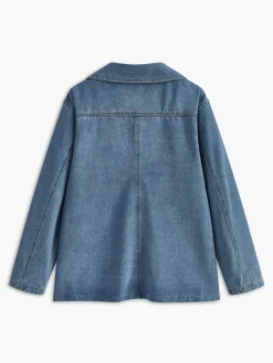 COMMENSE Lapel Cargo Denim Jacket* Outerwear|Jackets