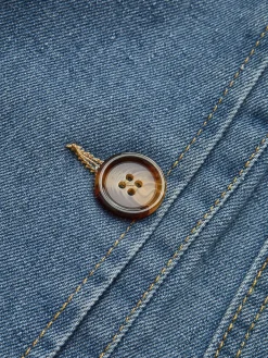 COMMENSE Lapel Cargo Denim Jacket* Outerwear|Jackets
