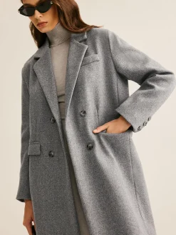 COMMENSE Lapel Pockets Long Coat* Outerwear|Coats
