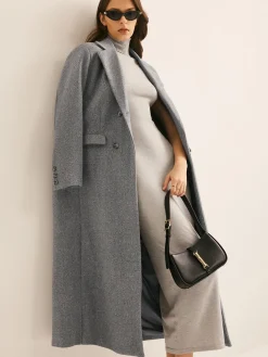 COMMENSE Lapel Pockets Long Coat* Outerwear|Coats