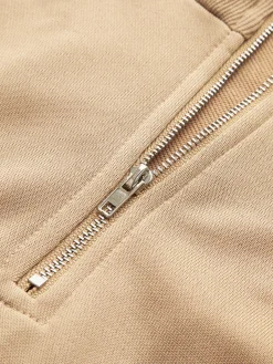 COMMENSE Lapel Zipper Pullover Sweatshirt* Sweatshirts & Hoodies|Tops