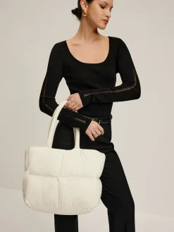 COMMENSE Large Capacity Soft Cloud bag* Bags|Accessories