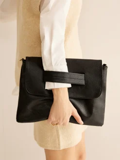 COMMENSE Large Capacity Soft Flap Clutch Bag* Bags|Accessories