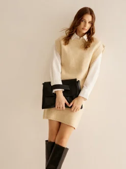 COMMENSE Large Capacity Soft Flap Clutch Bag* Bags|Accessories