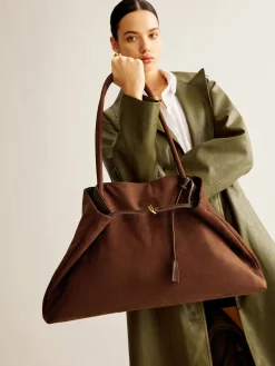 COMMENSE Large Capacity Suede Shoulder Bag* Bags|Accessories