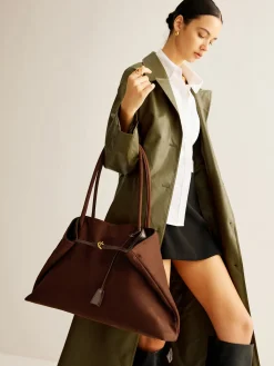 COMMENSE Large Capacity Suede Shoulder Bag* Bags|Accessories