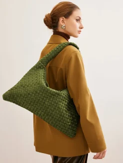 COMMENSE Large Capacity Suede Woven Bag* Bags|Accessories