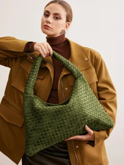 COMMENSE Large Capacity Suede Woven Bag* Bags|Accessories