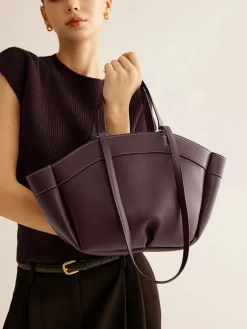 COMMENSE Large Capacity Top Handle Basket Bag* Bags|Accessories