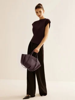 COMMENSE Large Capacity Top Handle Basket Bag* Bags|Accessories