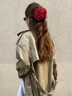 COMMENSE Large Rose Flower Hair Claw* Hair Claws & Hats|Accessories