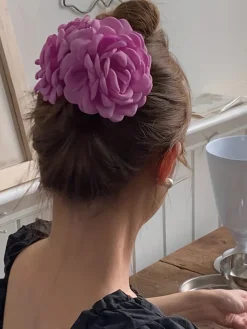 COMMENSE Large Rose Flower Hair Claw* Hair Claws & Hats|Accessories
