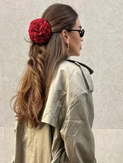 COMMENSE Large Rose Flower Hair Claw* Hair Claws & Hats|Accessories