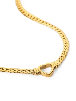 COMMENSE Layered Heart Chain Necklace* Necklaces|Accessories