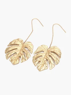 COMMENSE Leaf Drop Earnings* Earrings|Accessories
