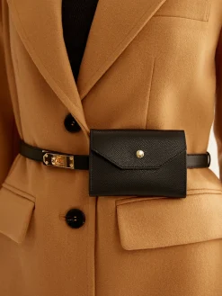 COMMENSE Leather Slim Belt Bag Set* Belts & Chain|Accessories