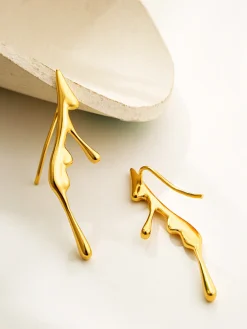 COMMENSE Left en Lava Drop Ear Cuff* Earrings|Accessories