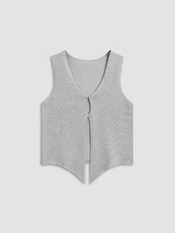 COMMENSE Leisure Hook-and-Eye Vest* Sweater Vests|Sweaters & Cardigans