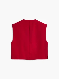 COMMENSE Leisure Sleeveless Button Vest* Outerwear|Vests
