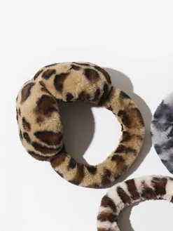 COMMENSE Leopard Fuzzy Earmuffs* Hair Claws & Hats|Accessories