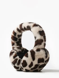 COMMENSE Leopard Fuzzy Earmuffs* Hair Claws & Hats|Accessories